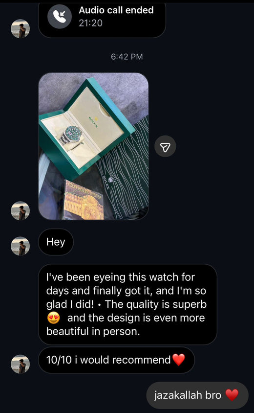 Customer review screenshot