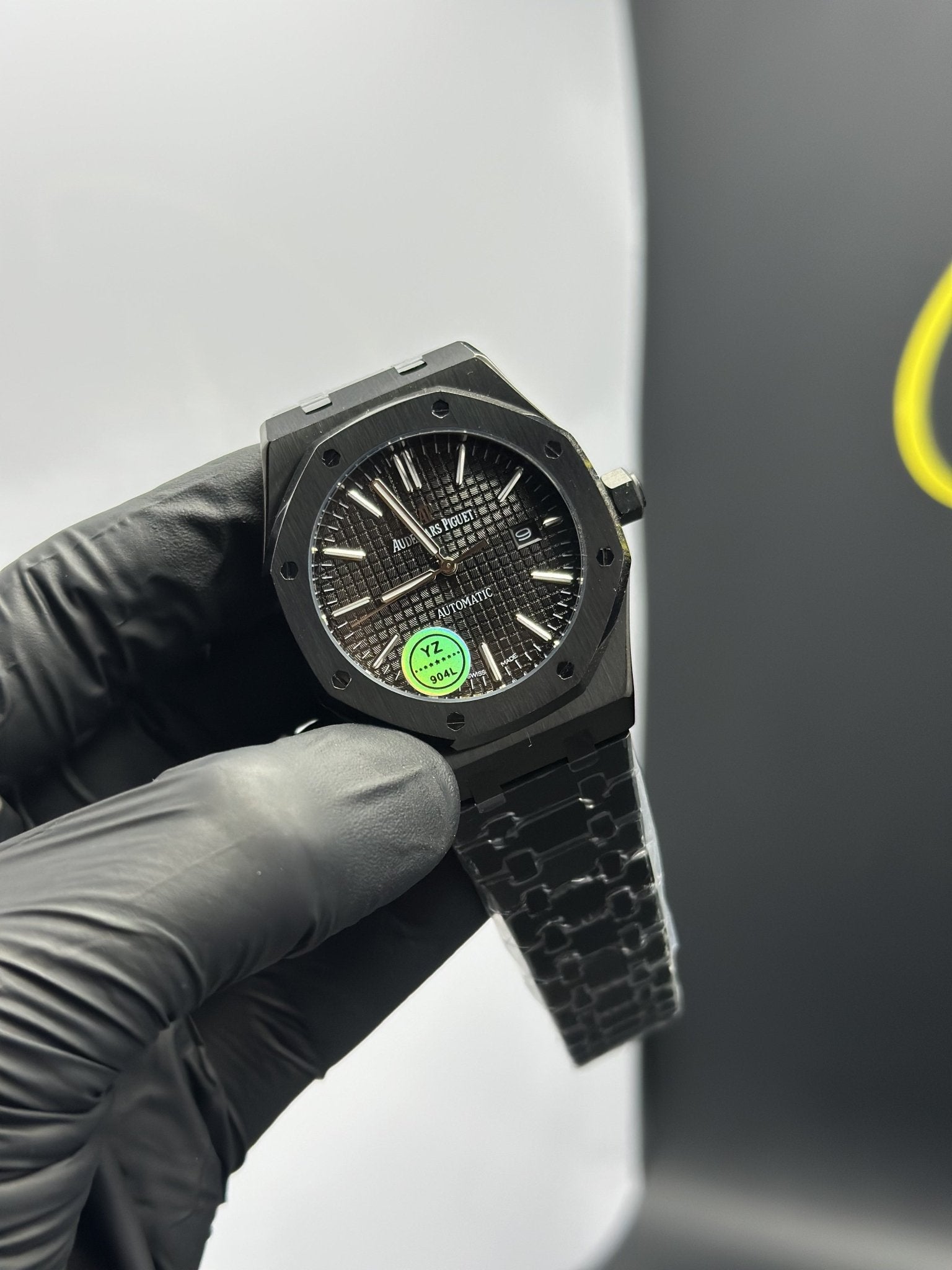 Audemars Piguet Royal Oak Automatic 41mm Stainless Steel Matte Black Bracelet Black Textured Dial – men’s watch