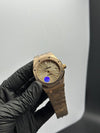 Audemars Piguet Royal Oak Automatic 41mm Stainless Steel Rosegold Bracelet Beige Textured Dial – men’s watch