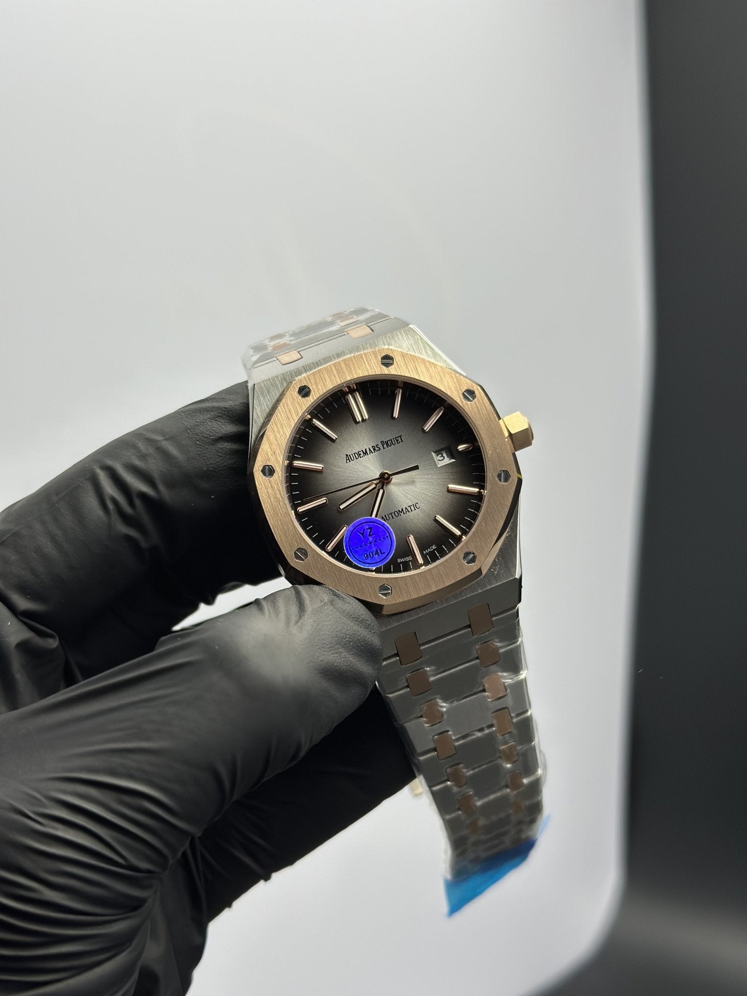 Audemars Piguet Royal Oak Automatic 41mm Stainless Steel Silver - Rosegold 2 Tone Bracelet Grey Dual Shade – men’s watch