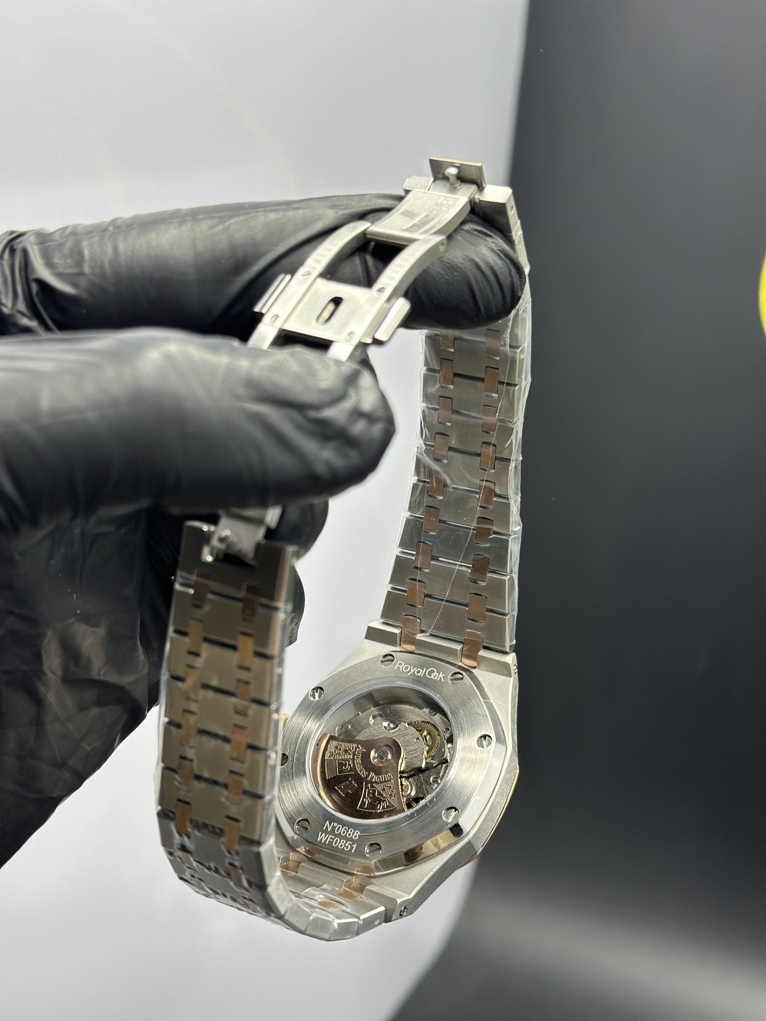 Audemars Piguet Royal Oak Automatic 41mm Stainless Steel Silver - Rosegold 2 Tone Bracelet Grey Dual Shade – men’s watch