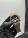 Audemars Piguet Royal Oak Chronograph 41mm Stainless Steel Rosegold Bracelet Black Rosegold Dial – men’s watch