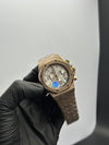 Audemars Piguet Royal Oak Chronograph 41mm Stainless Steel Rosegold Bracelet White Dial – men’s watch