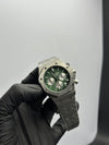 Audemars Piguet Royal Oak Chronograph 41mm Stainless Steel Silver Bracelet Green Silver Dial – men’s watch