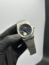 Audemars Piguet Royal Oak Skeleton 41mm Stainless Steel Silver Bracelet Blue Dial – men’s watch