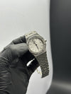 Audemars Piguet Stainless Steel Silver Bracelet White Dial – men’s watch