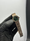 BVLGARI Stainless Steel Rosegold Bracelet Green Dial – men’s watch