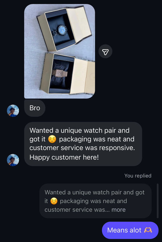 Customer review screenshot