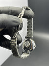 Emporio Armani Stainless Steel Silver Bracelet White Roman Dial – men’s watch