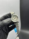 Emporio Armani Stainless Steel Silver Bracelet White Roman Dial – men’s watch