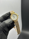Longines Stainless Steel Rosegold Bracelet White Dial Stoned Bezel – men’s watch