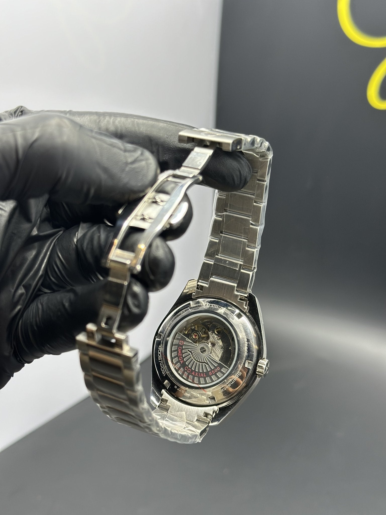 Omega Bracelet Seamaster (Automatic) Silver Bracelet World Timer Green Dial – men’s watch