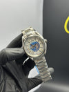 Omega Bracelet Seamaster (Automatic) Silver Bracelet World Timer White Dial – men’s watch