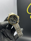 Omega Bracelet Seamaster (Automatic) Silver Gold Bracelet Black Dial Black Gold Bezel – men’s watch