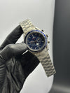 Omega Bracelet Speedmaster (Chronograph Quartz) Silver Bracelet Blue Dial – men’s watch