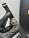 Omega Strap Seamaster (Automatic) Black Strap Black Dial Black Gold Bezel – men’s watch