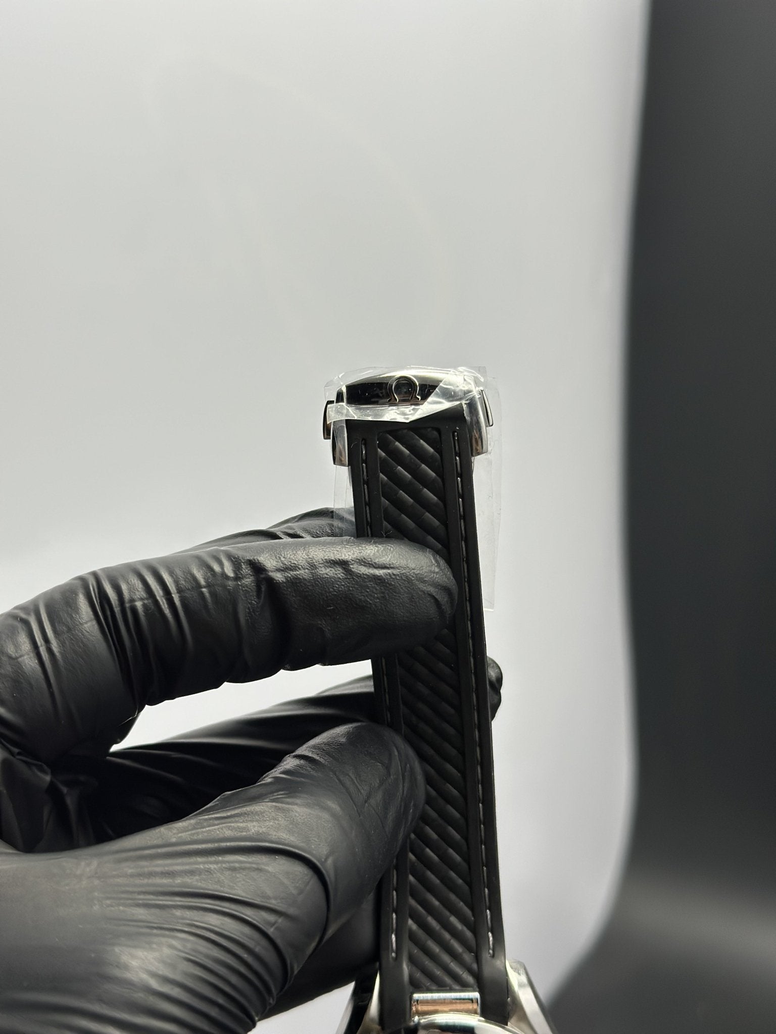 Omega Strap Seamaster (Automatic) Black Strap World Timer Grey Dial – men’s watch