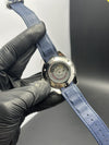 Omega Strap Seamaster (Automatic) Blue Strap World Timer Black Dial – men’s watch