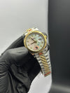 OZ Factory Rolex Datejust 41mm Stainless Steel Silver Gold 2 Tone Jubilee Bracelet White Stoned Figures Dial – men’s watch