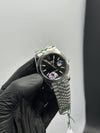 OZ Factory Rolex Datejust 41mm Stainless Steel Silver Jubilee Bracelet Black Dial – men’s watch