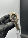 OZ Factory Rolex Datejust 41mm Stainless Steel Silver - Rosegold 2 Tone Jubilee Bracelet Grey Wimbledon Dial – men’s watch