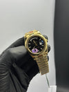 OZ Factory Rolex Daydate 40mm Stainless Steel Gold Presidential Bracelet Black Dial – men’s watch