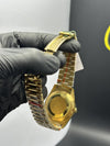 OZ Factory Rolex Daydate 40mm Stainless Steel Gold Presidential Bracelet Gold Stoned Dial – men’s watch