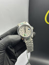 OZ Factory Rolex Daydate 40mm Stainless Steel Silver Presidential Bracelet White Gems Dial – men’s watch