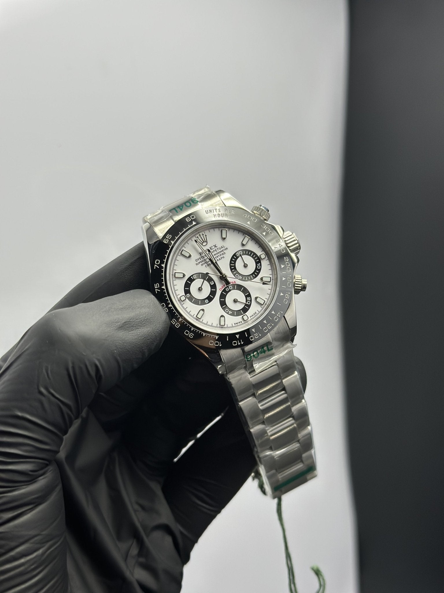 OZ Factory Rolex Daytona 40mm Stainless Steel Silver Oyster Bracelet Panda Dial – men’s watch