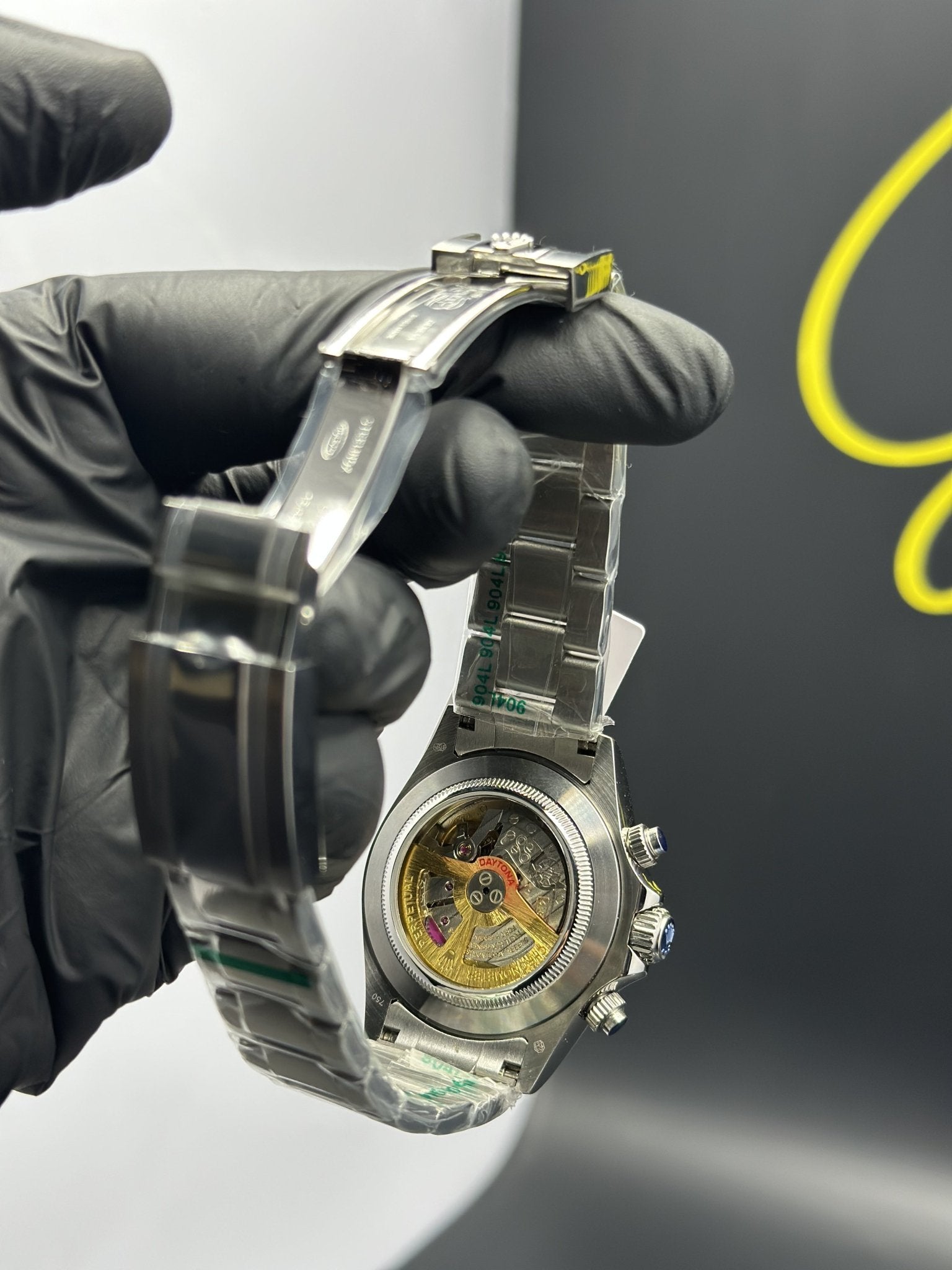 OZ Factory Rolex Daytona 40mm Stainless Steel Silver Oyster Bracelet Panda Dial – men’s watch