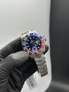 OZ Factory Rolex GMT Master II 40mm Stainless Steel Silver Oyster Bracelet Pepsi Navy Blue Dial – men’s watch