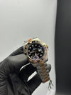 OZ Factory Rolex GMT Master II 40mm Stainless Steel Silver - Rosegold 2 Tone Oyster Bracelet Root Beer Dial – men’s watch