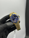OZ Factory Rolex Submariner 40mm Stainless Steel Gold Oyster Bracelet Blue Dial Blue Bezel – men’s watch