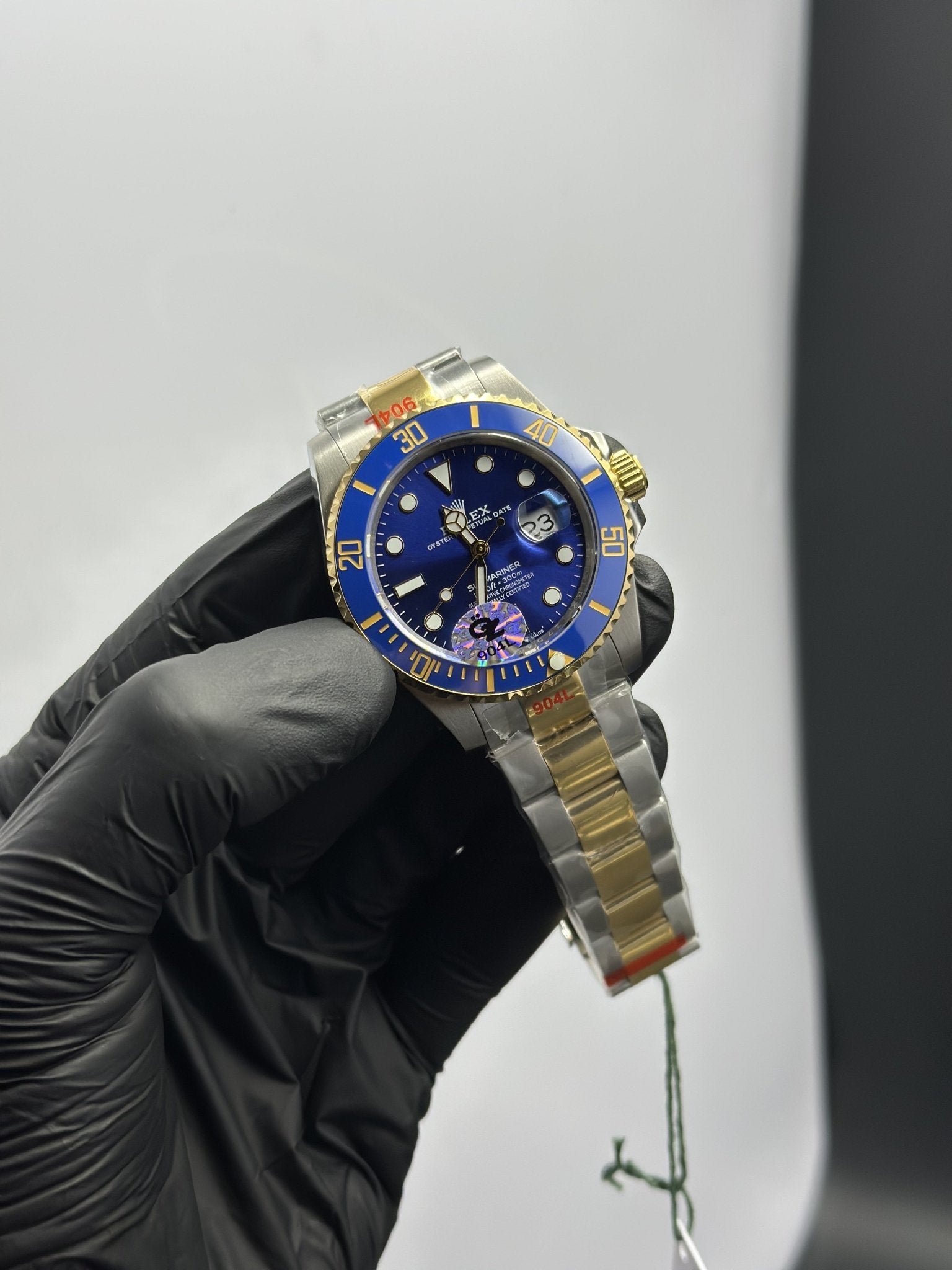 OZ Factory Rolex Submariner 40mm Stainless Steel Silver Gold 2 Tone Oyster Bracelet Bluesy Dial – men’s watch