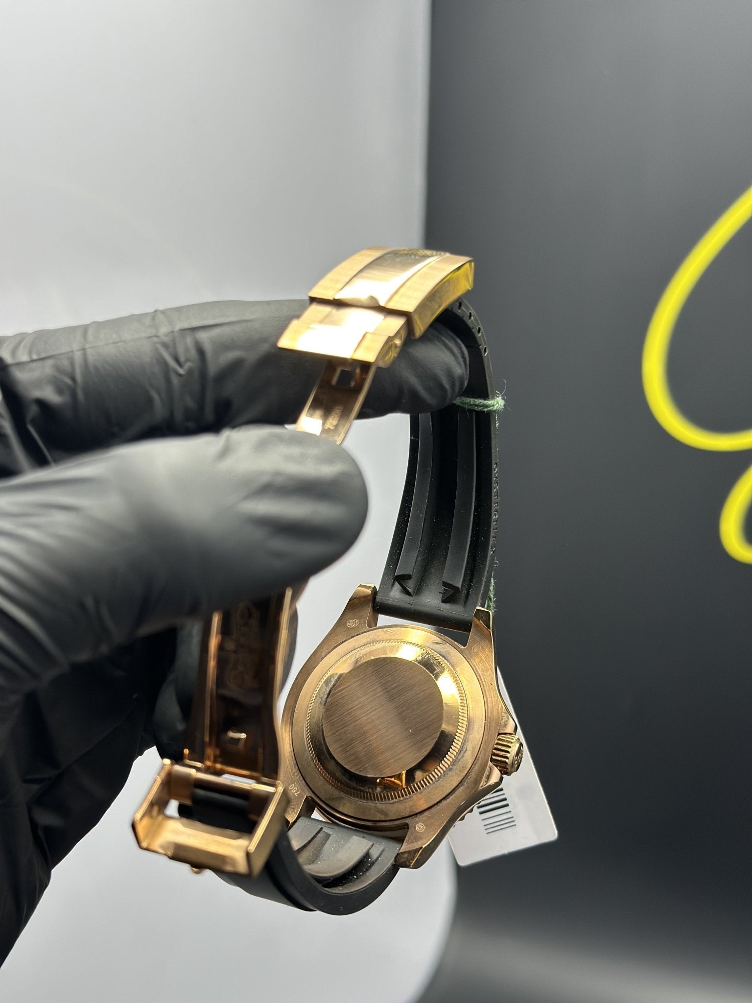 OZ Factory Rolex Yacht Master 40mm Silicone Strap Black Dial Black Bezel – men’s watch