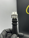 Patek Philippe Cubitus Power Reserve 40mm Leather Strap Black Strap White Dial Silver Bezel – men’s watch