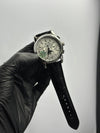 Patek Philippe Leather Strap Classy Watches Black Strap White Dial Silver Bezel Rectangular Chronographs – men’s watch