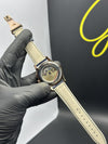 Patek Philippe Leather Strap Classy Watches Blue Strap Blue Flyback Dial Rosegold Bezel Chronograph – men’s watch