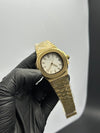 Patek Philippe Nautilus 41mm Stainless Steel Gold Bracelet White Dial – men’s watch