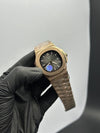 Patek Philippe Nautilus 41mm Stainless Steel Rosegold Bracelet Grey Dial – men’s watch