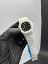 Patek Philippe Nautilus Ceramic Quartz 41mm Ceramic White Bracelet Black Dial – men’s watch