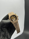 Patek Philippe Nautilus Chronograph 41mm Stainless Steel Rosegold Bracelet Brown Dial – men’s watch