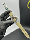 Patek Philippe Nautilus Moonphase 41mm Leather Strap Tiffany Strap Tiffany Dial Silver Bezel – men’s watch