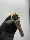 Patek Philippe Nautilus Moonphase 41mm Stainless Steel Rosegold Bracelet Green Dial – men’s watch