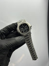 Patek Philippe Nautilus Moonphase 41mm Stainless Steel Silver Bracelet Black Dial – men’s watch