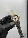 Patek Philippe Nautilus Moonphase 41mm Stainless Steel Silver Rosegold 2 Tone Bracelet White Dial – men’s watch