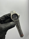 Patek Philippe Nautilus Power Reserve 41mm Stainless Steel Silver Bracelet Black Dial – men’s watch