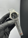 Patek Philippe Nautilus Power Reserve 41mm Stainless Steel Silver Bracelet Green Dial – men’s watch