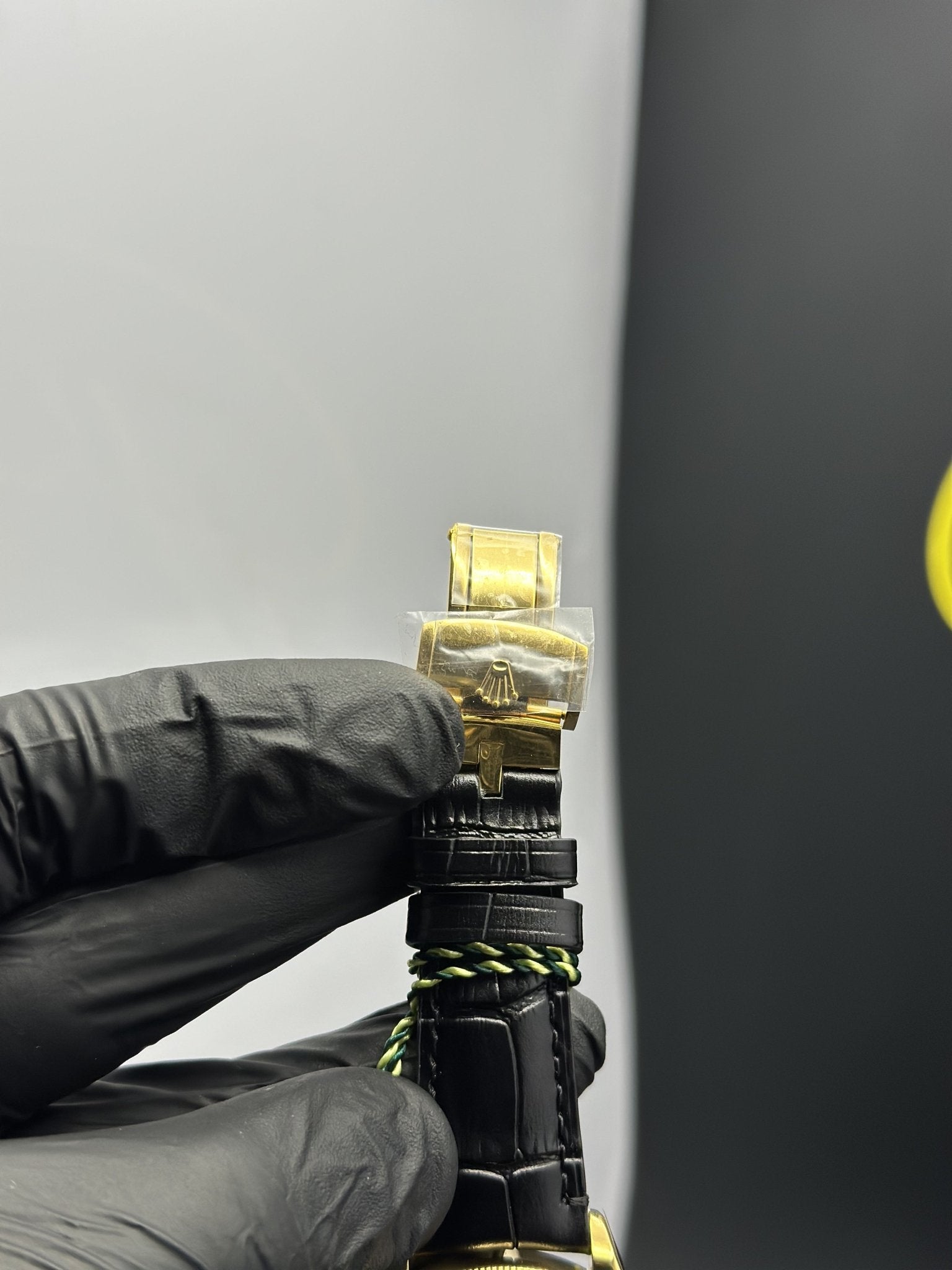 Rolex 1908 Model 39mm Leather Strap Black Dial – men’s watch