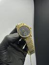 Rolex 1908 Model 39mm Stainless Steel Gold Settimo Bracelet Grey Dial – men’s watch